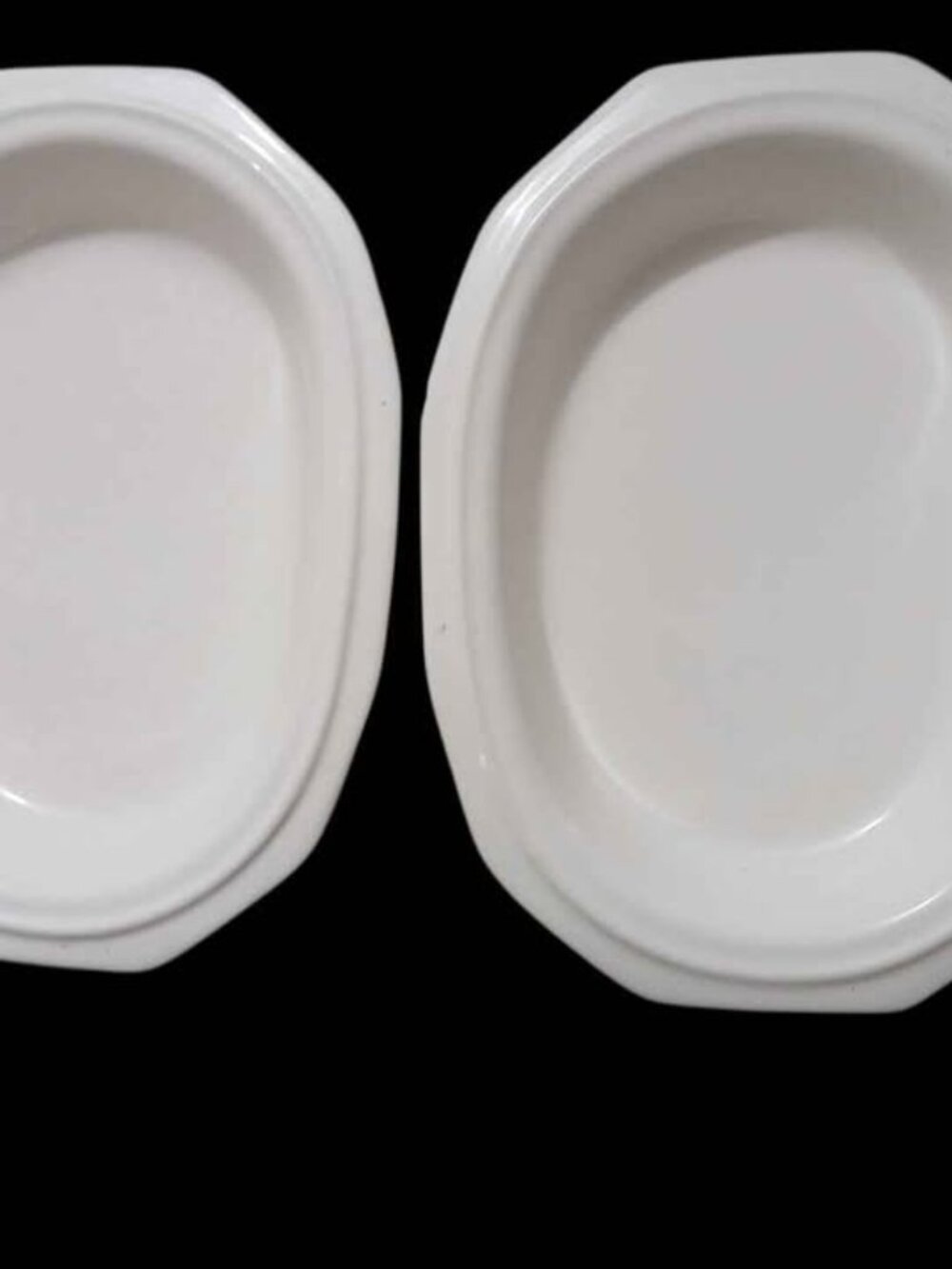 Pfaltzgraff Heritage White Individual Oval Casserole Dishes - Set of 2